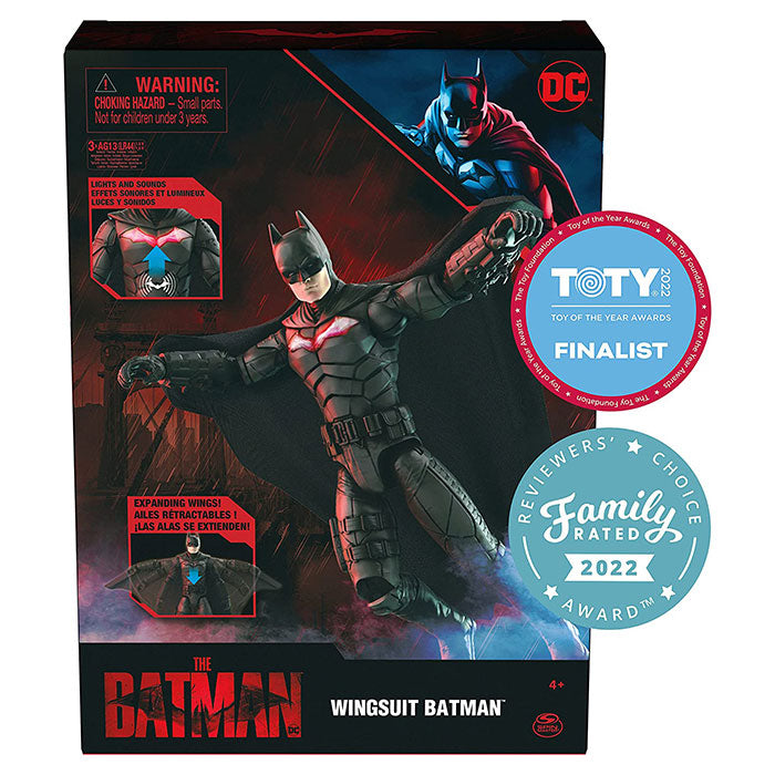 Dc Comics Batman 12-Inch Wingsuit Action Figure With Lights