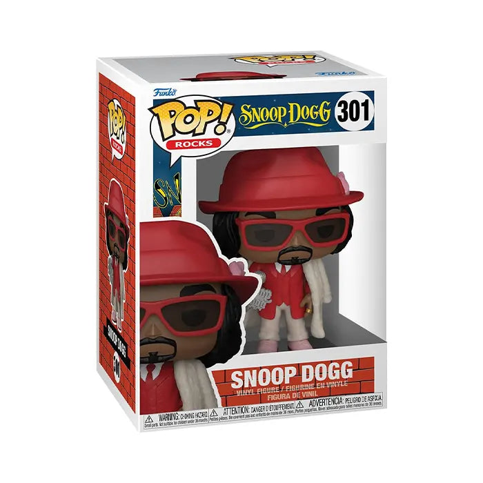Funko Pop Rocks Snoop Dogg with Fur Coat