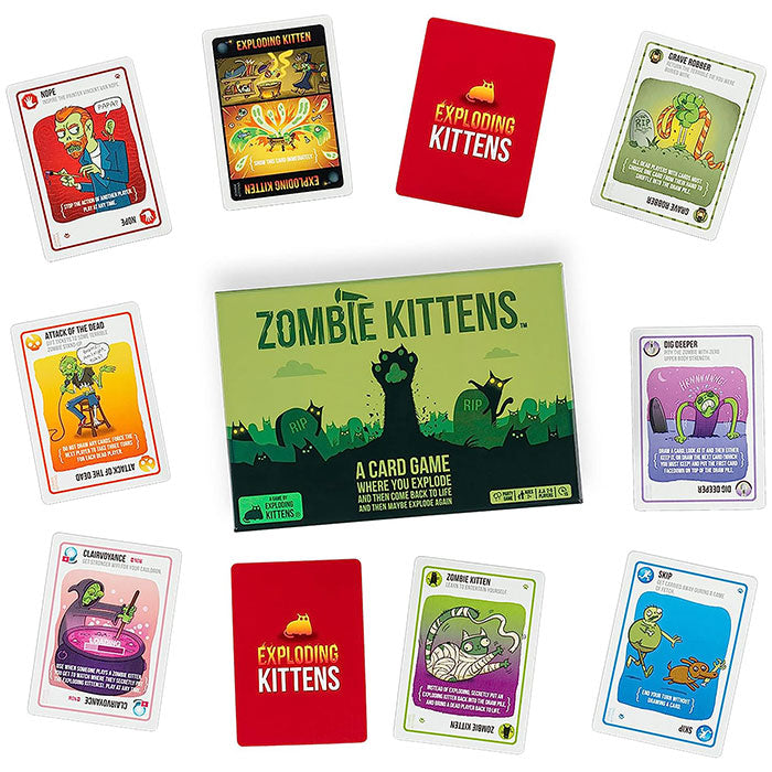 Zombie Kittens by Exploding Kittens - Card Games