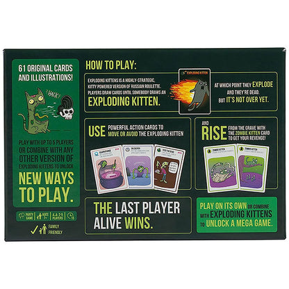 Zombie Kittens by Exploding Kittens - Card Games