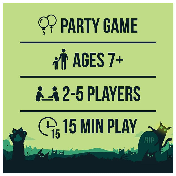 Zombie Kittens by Exploding Kittens - Card Games