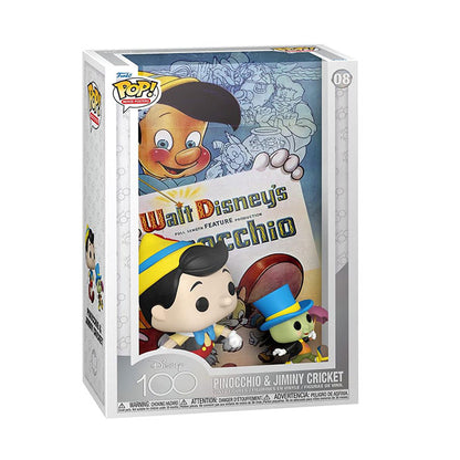 Funko Pop! Movies Poster Pinocchio and Jiminy Cricket Disney 100