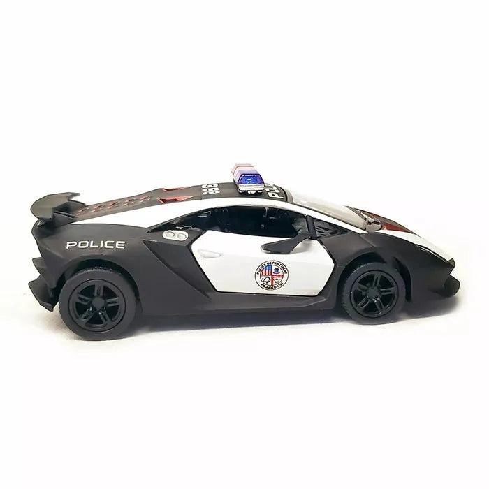 Kinsmart 5" Die-cast: Lamborghini Sesto Elemento Police 1/38 Scale
