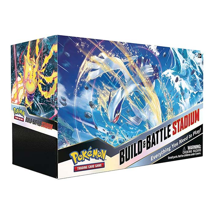 Pokemon TCG Sword and Shield Silver Tempest Build and Battle Stadium