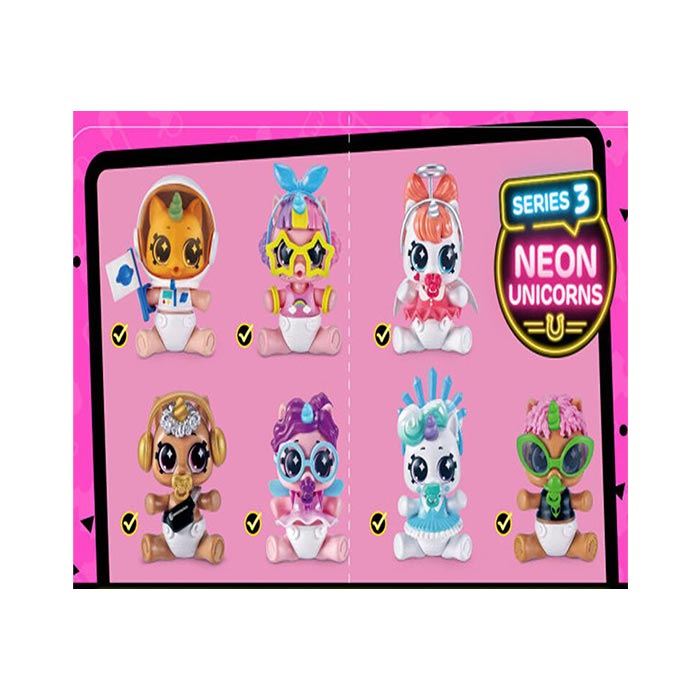 Zuru 5 Surprise Newborn Unicorn Glow Squad Series 6 Mystery Capsule Assorted (Random Pick)