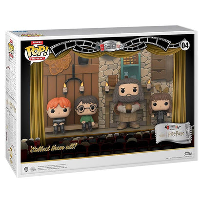 Funko Pop! Moment Deluxe Hagrid's Hut Harry Potter with Ron Hagrid and Hermione