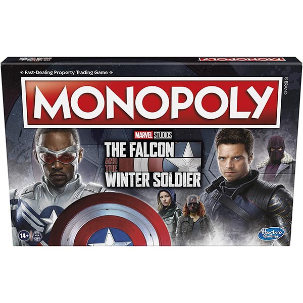Hasbro Monopoly Marvel Studios' The Falcon and The Winter Soldier Edition Board Game