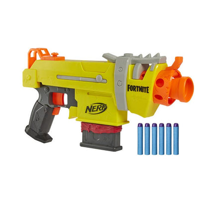Nerf Fortnite SMG-L Motorized Dart Blaster Includes 3 Targets, 6-Dart Clip &amp; 6 Official Dar