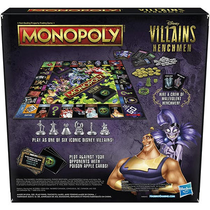 Hasbro Monopoly Disney Villains Henchmen Edition Board Game