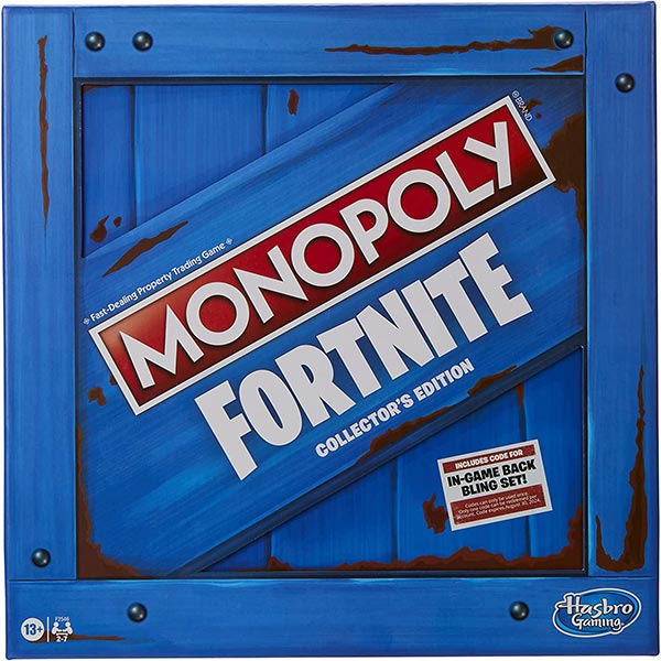 Hasbro Monopoly Fortnite Collector's Edition Board Game Inspired by Fortnite Video Game