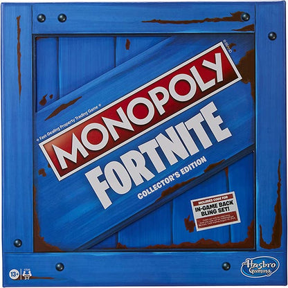 Hasbro Monopoly Fortnite Collector's Edition Board Game Inspired by Fortnite Video Game