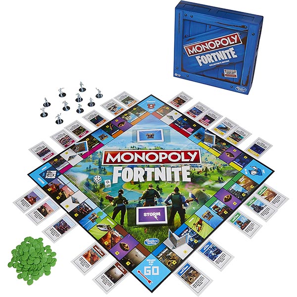 Hasbro Monopoly Fortnite Collector's Edition Board Game Inspired by Fortnite Video Game
