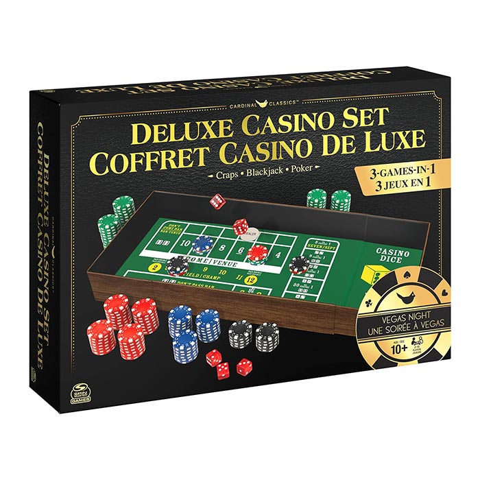 Deluxe Casino Set 3-Games-In-1