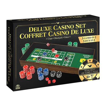 Deluxe Casino Set 3-Games-In-1