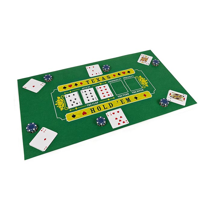 Deluxe Casino Set 3-Games-In-1 Craps Blackjack and Texas Hold 'Em Poker