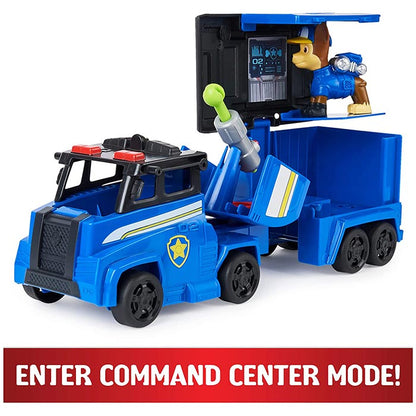 PAW Patrol, Big Truck Pup s Chase Transforming Toy Trucks with Collectible Action Figure