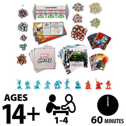 Marvel United: Superhero Card Strategy Game with Spiderman and Dr. Strange Expansion - Comic Bundle