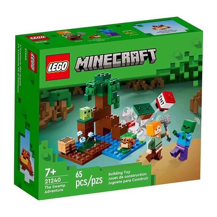 Lego Minecraft The Swamp Adventure 65 Pcs