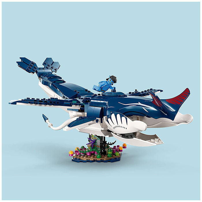LEGO Avatar: The Way of Water Payakan The Tulkun &amp; Crabsuit, Movie Underwater Ocean with Whale