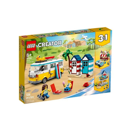 LEGO Creator 3 in 1 Beach Camper Van - 556 Pieces