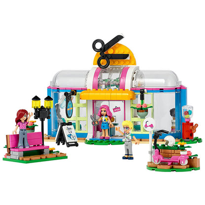 LEGO Friends Hair Salon, Toy Hairdressing Set with Paisley &amp; Olly Mini-Dolls