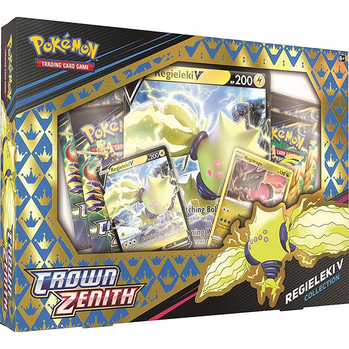 Pokemon Trading Card Game: Crown Zenith Collection - Pokemon V Regieleki or Regidrago