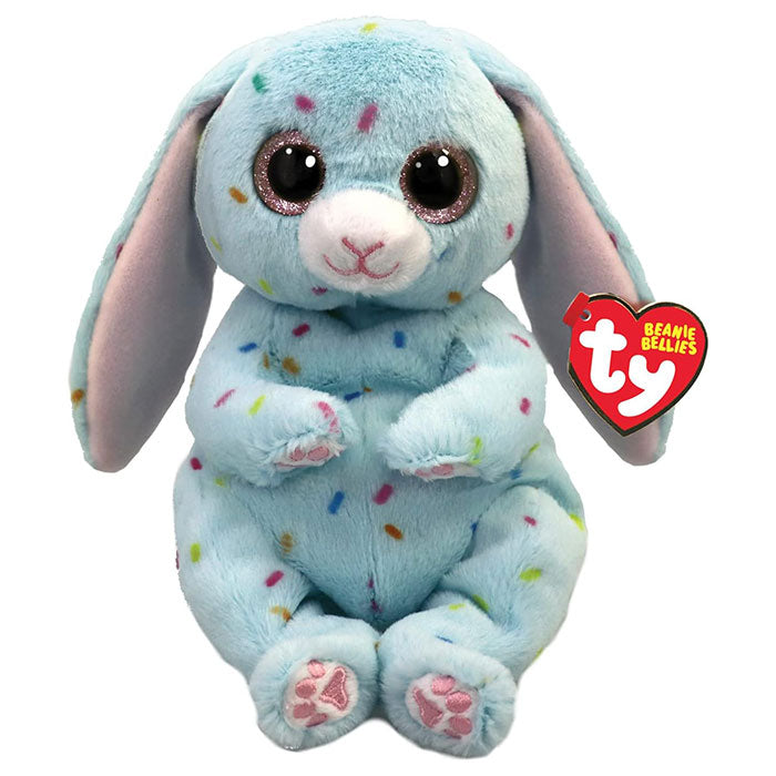 Ty Beanie Bellie BLUFORD - Blue Easter Bunny - 6 Inches Plush
