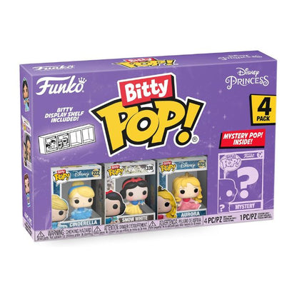 Funko Bitty Pop! Disney Princess Mini Collectible Toys 4 Pack Cinderella &amp; Snow White &amp; Aurora