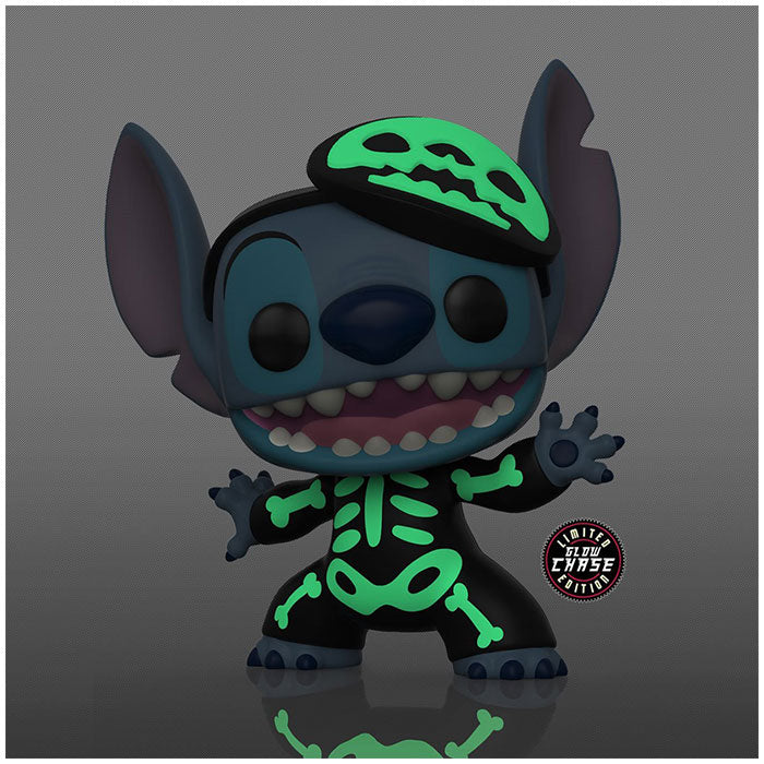Funko Pop! Lilo &amp; Stitch Skeleton Stitch Entertainment Earth Exclusive Chase Edition