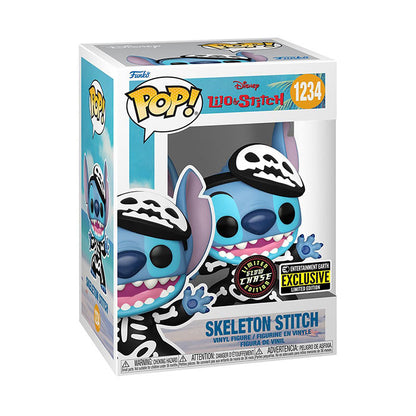 Funko Pop! Lilo &amp; Stitch Skeleton Stitch Entertainment Earth Exclusive Chase Edition