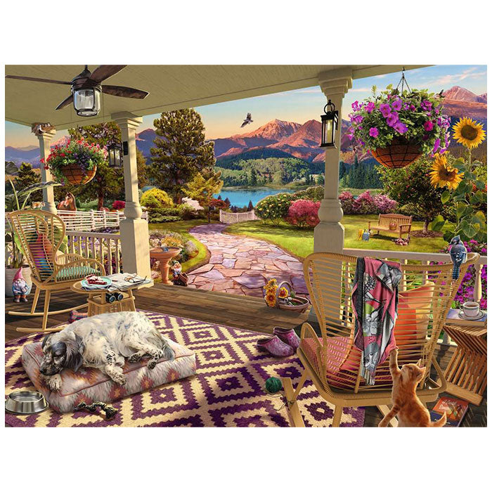 Ravensburger Cozy Front Porch 750 Pieces Puzzle