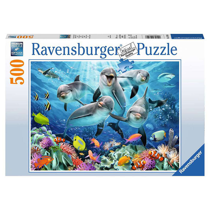 Ravensburger Dolphins in the Coral Reef 500 Pieces Puzzle