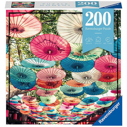 Ravensburger Puzzle Moments: Umbrellas 200 Pieces Puzzle