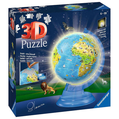 Ravensburger Children s Globe - Night Edition, 180 Pieces 3D Puzzle