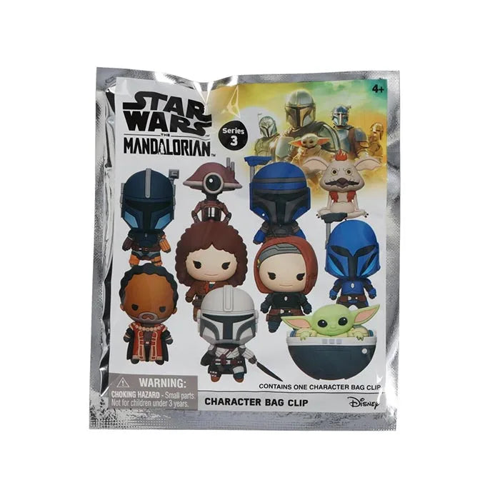 Star Wars The Mandalorian Series 3 3D Foam Bag Clip