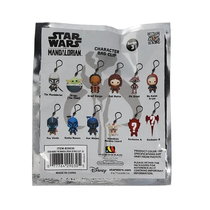 Star Wars The Mandalorian Series 3 3D Foam Bag Clip