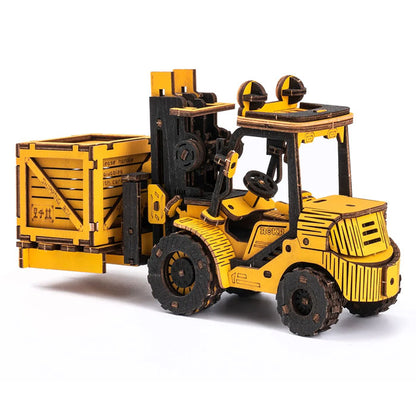 ROKR Forklift Engineering Vehicle 3D Wooden Puzzle - 139 PCS