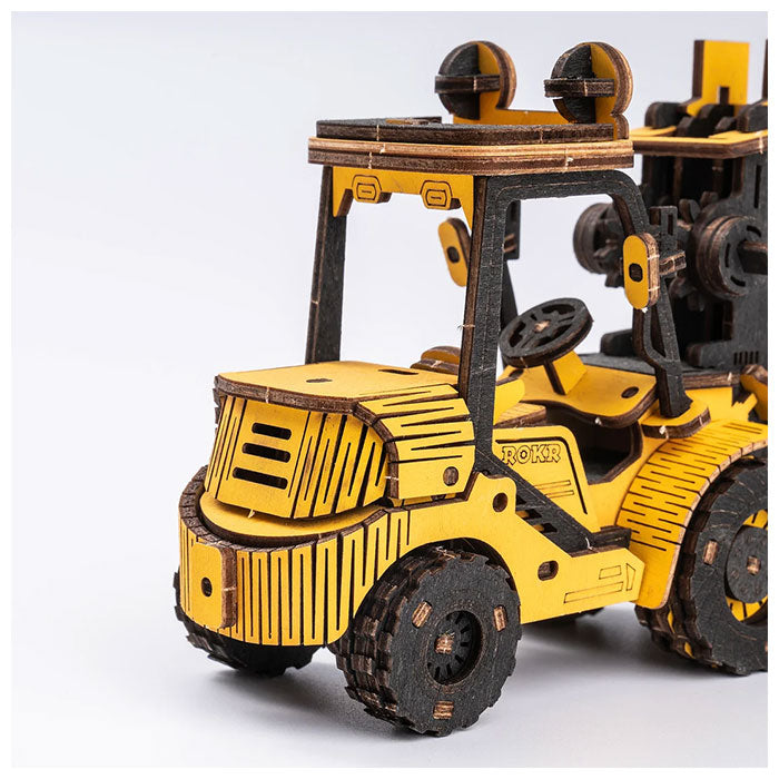 ROKR Forklift Engineering Vehicle 3D Wooden Puzzle - 139 PCS