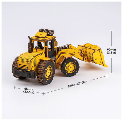 ROKR Bulldozer Engineering Vehicle 3D Wooden Puzzle - 211 PCS
