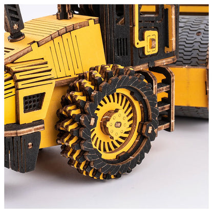 ROKR Road Roller Engineering Vehicle 3D Wooden Puzzle - 225 PCS