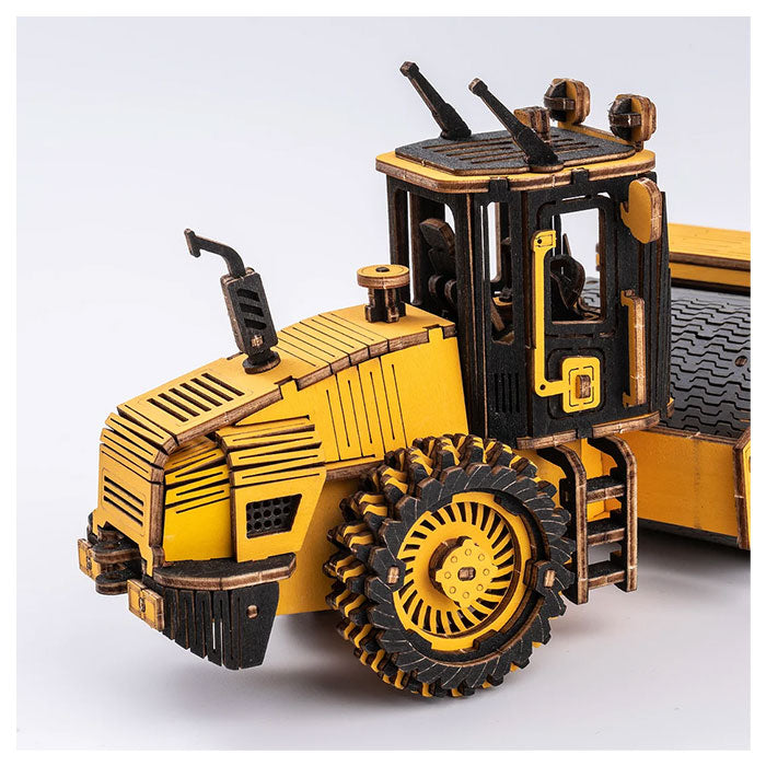ROKR Road Roller Engineering Vehicle 3D Wooden Puzzle - 225 PCS