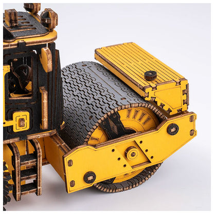 ROKR Road Roller Engineering Vehicle 3D Wooden Puzzle - 225 PCS