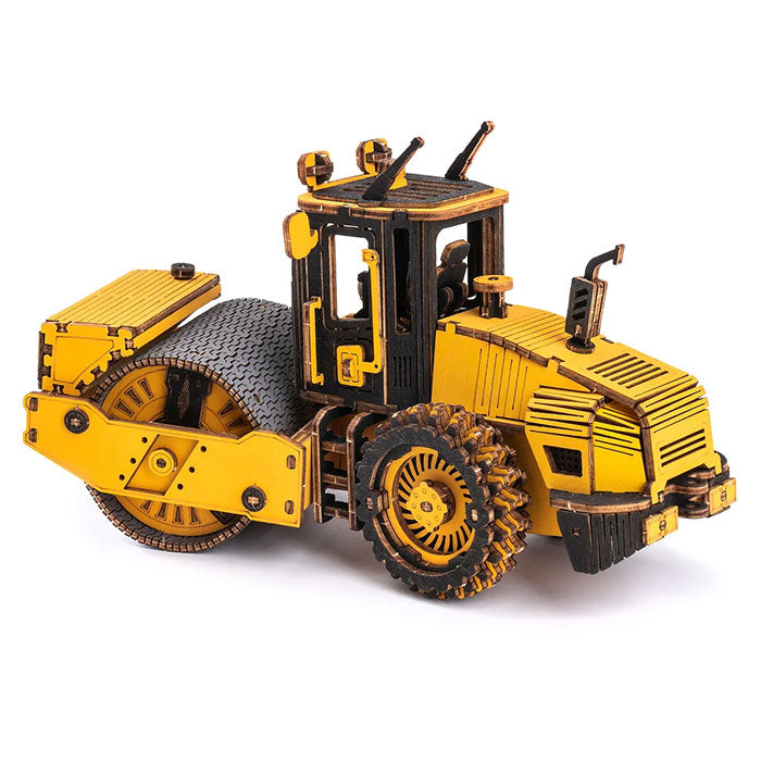 ROKR Road Roller Engineering Vehicle 3D Wooden Puzzle - 225 PCS
