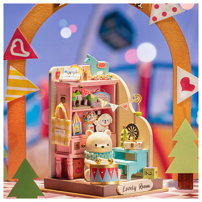 Rolife Childhood Toy House DIY Miniature House - 68 PCS