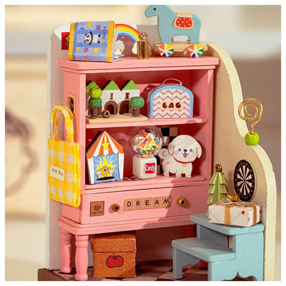 Rolife Childhood Toy House DIY Miniature House - 68 PCS