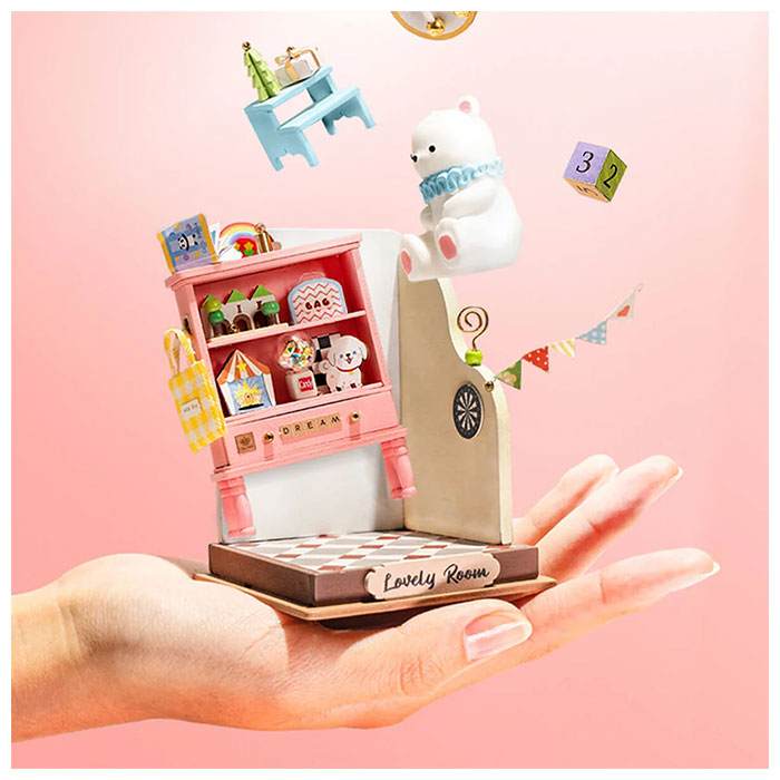 Rolife Childhood Toy House DIY Miniature House - 68 PCS