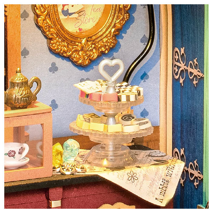 Rolife Alice's Tea Store DIY Miniature House Kit - 136 PCS