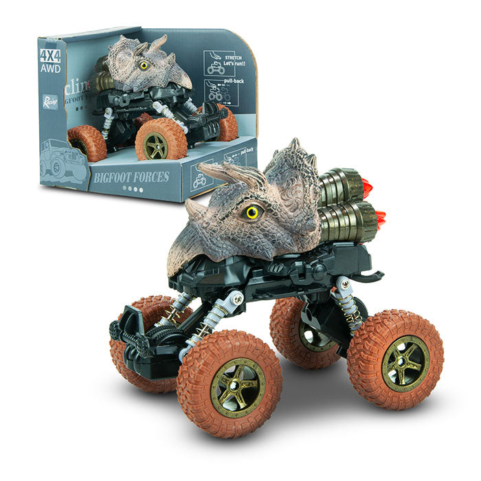 Pull Back Triceratops (Colors May Vary)