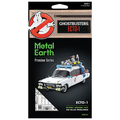 Metal Earth Fascinations Premium Series Ecto-1 Ghostbusters 3D Metal Model Kit
