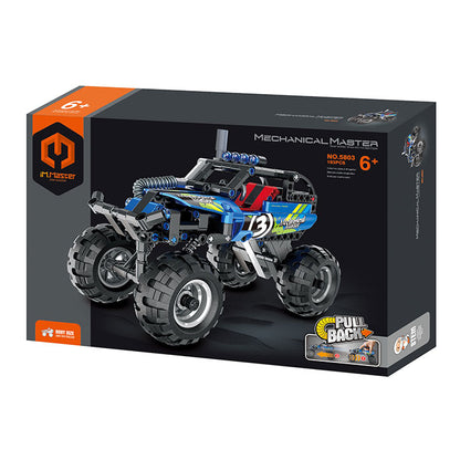 Pull Back Block Kit Vehicles 193 Pieces